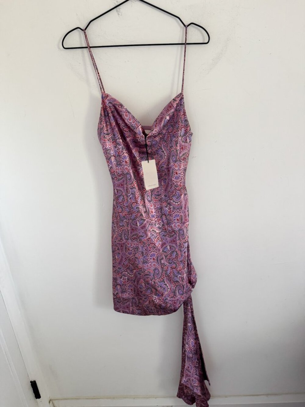 NWT Cinq a Sept Pink Paisley Ryder Mini Dress 4 - Picture 2 of 7